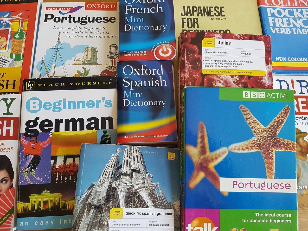 Wörterbücher in verschiedenen Sprachen