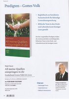 Buchcover, Sauer: All meine Quellen entspringen in dir. Eine Sammlung von Predigten, Stuttgart 2019, 208 S.