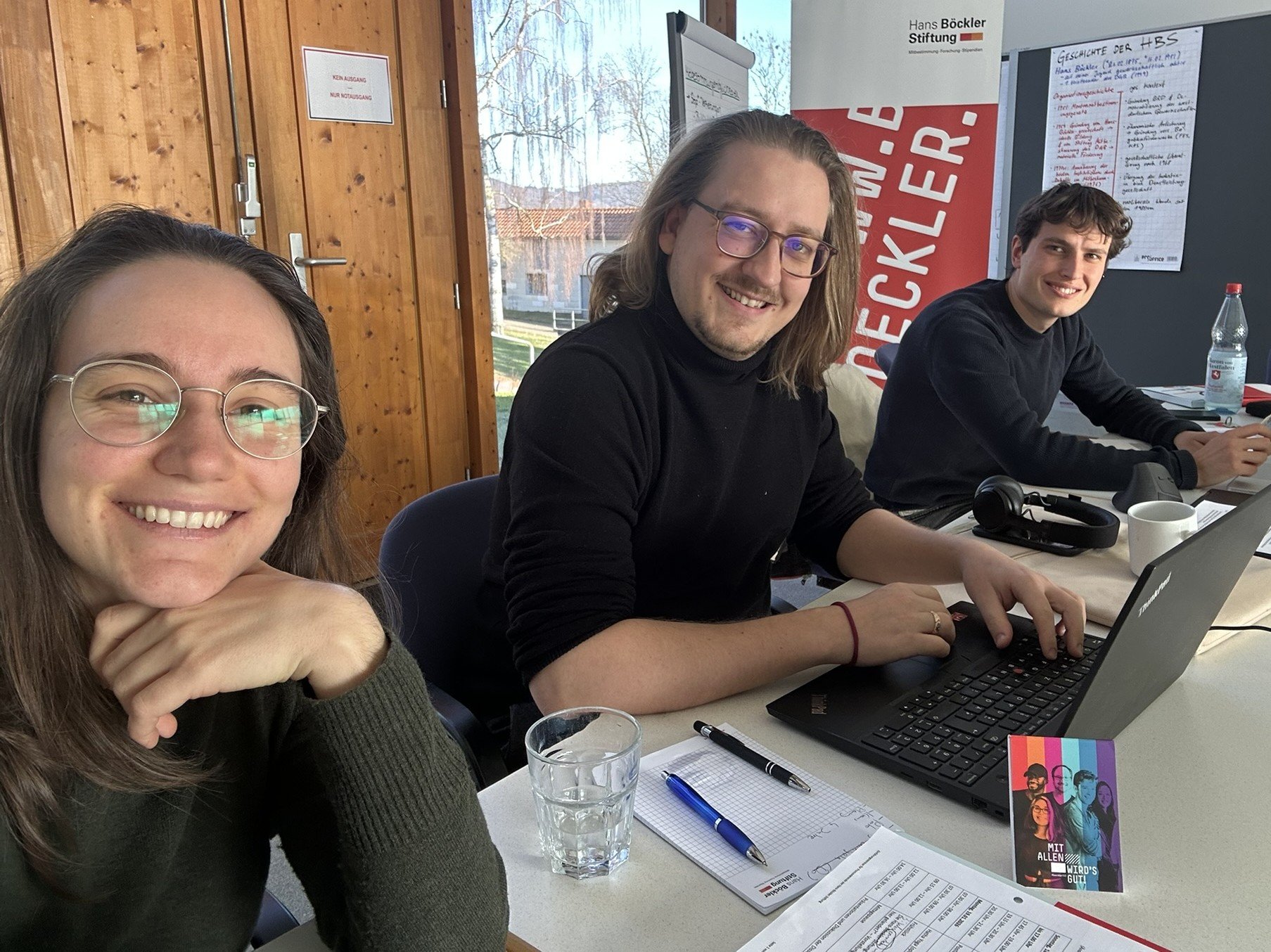 Stipendiat:innen des Promotionskollegs beim Einführungsseminar der Hans-Böckler-Stiftung