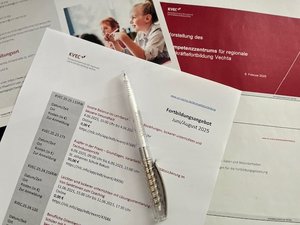 Papiere mit Text