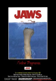 Filmposter von der Weiße Hai mit Borstenwurm statt Knorpelfisch.