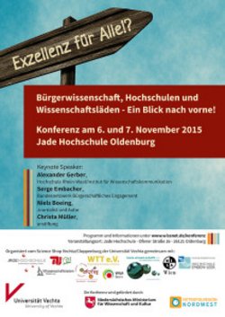 Veranstaltungsposter der Konferenz Exzellenz für Alle!?