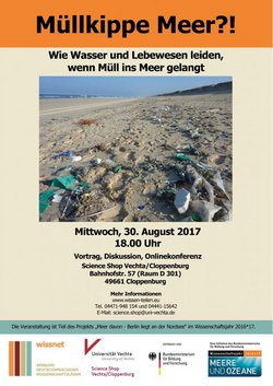 Poster der Veranstaltung Müllkoppe Meer am 30. August 2017