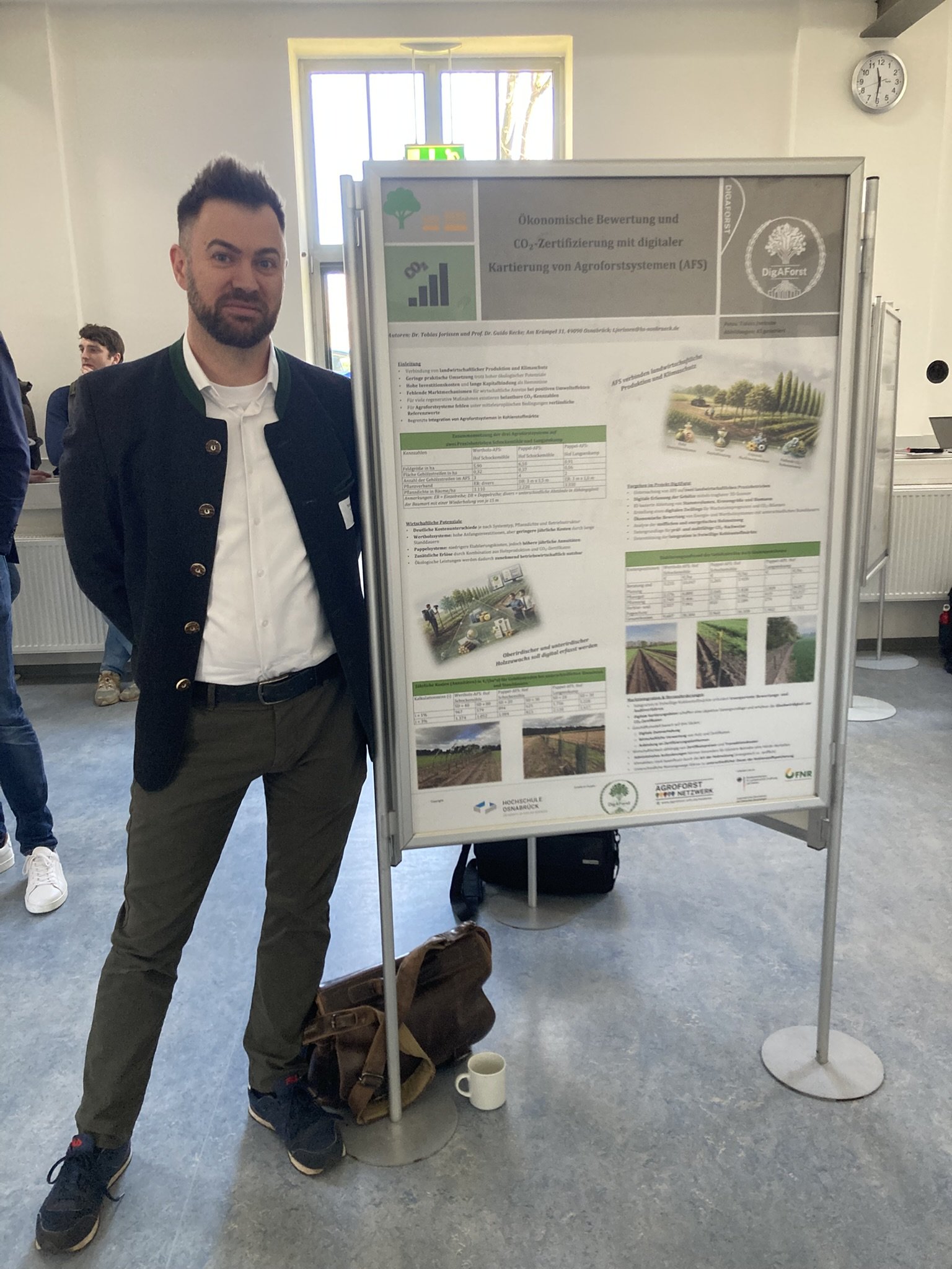 Posterpräsentation zu Agroforst und CO₂-Zertifizierung auf der 46. GIL-Jahrestagung