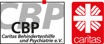 Logo von CBP (Caritas Behindertenhilfe und Psychiatrie) und Caritas 