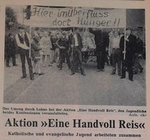 Aktion „Eine Handvoll Reis“ aus der OV vom 12.09.1969