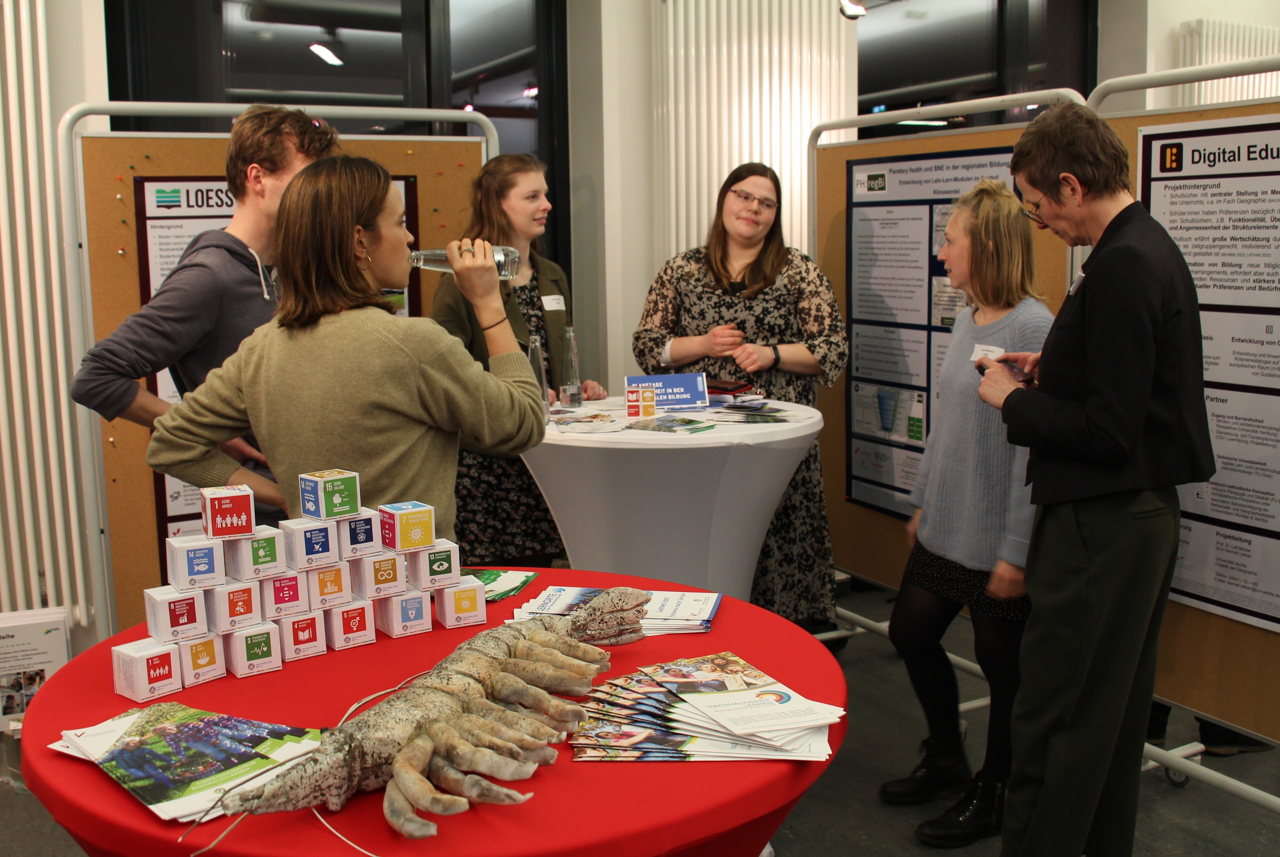 Science Shop Projekte präsentieren ihre Poster beim VISTRA-Abend am 29. Januar 2025