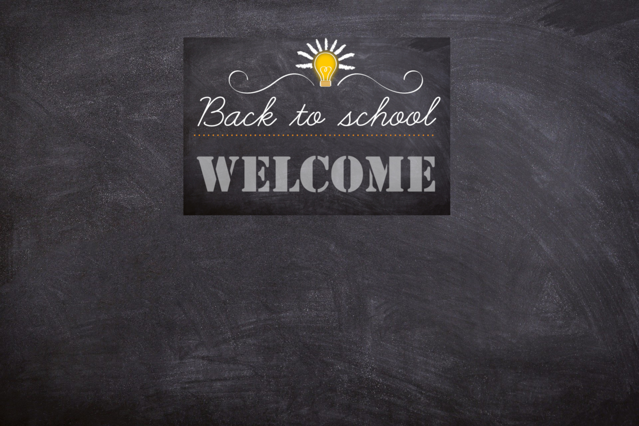 Schild mit der Aufschrift "Back to School Welcome".