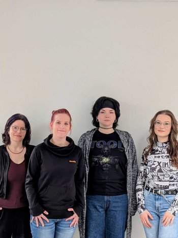 von links nach rechts: Tanja Dieter, Marina Albers, Saskia Sahada, Alwina Heckel