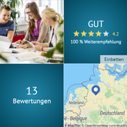 zeigt ein Bild über gute Studycheckbewertung im Bachelor Gerontologie