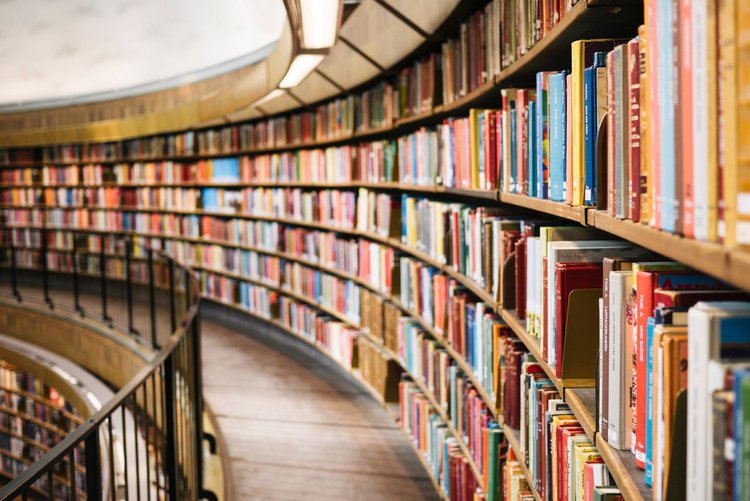 ein Foto von einem Bücherregal (Quelle: Unsplash)