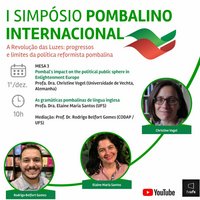 Plakat zur Vortrag und Podiumsdiskussion an der Universidade Federal de Sergipe, Brasilien