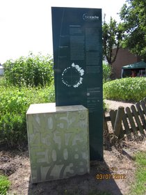 Das Schild geocache