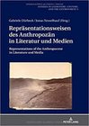 Buch-Cover "Repräsentationsweisen des Anthropozän in Literatur und Medien"