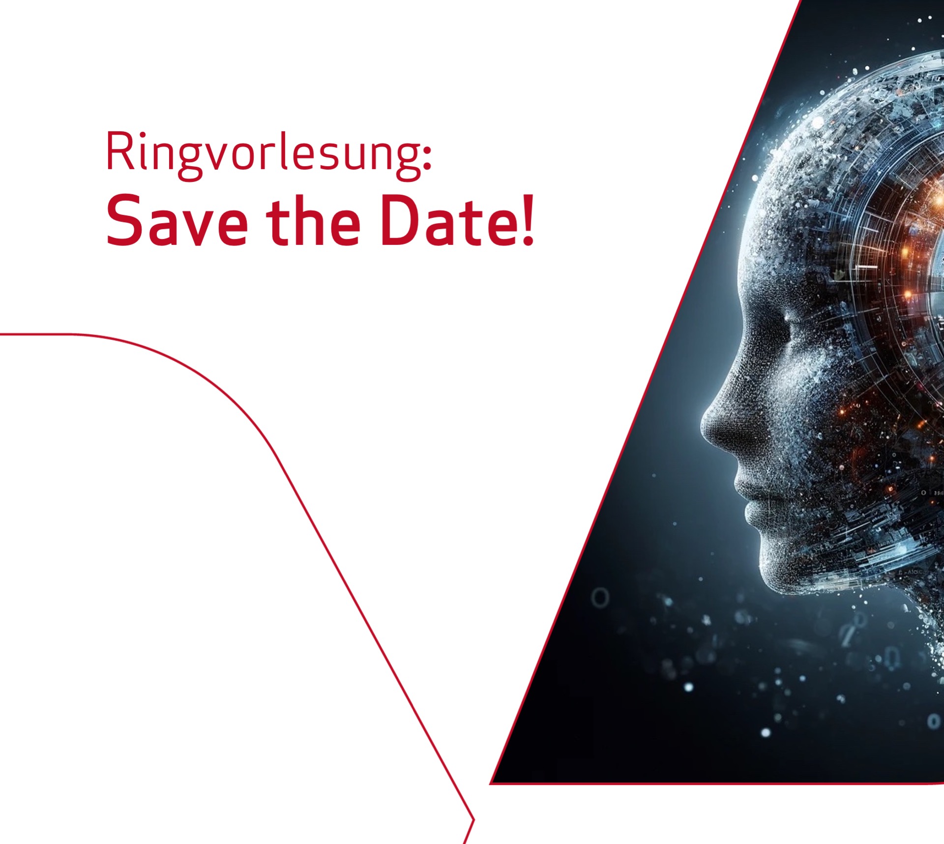 Save the Date: Ringvorlesung “Let's talk about KI" startet am 10. April 2024!