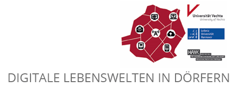 Logo Promotionsprogramm „Digitale Lebenswelten in Dörfern - Verantwortung und Steuerung der digitalen Transformation. Chancen und Risiken des digitalen Wandels für Dörfer“ Logo Promotionsprogramm „Digitale Lebenswelten in Dörfern - Verantwortung und Steuerung der digitalen Transformation. Chancen und Risiken des digitalen Wandels für Dörfer“