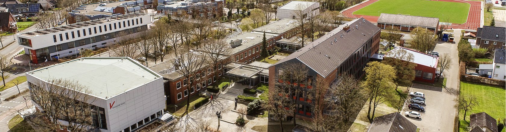Luftbild Campus (Universität Vechta/Kreimer)