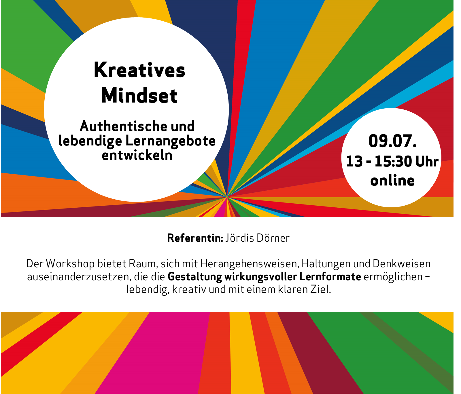 BNE-Fortbildung: Kreatives Mindset am 09.07.