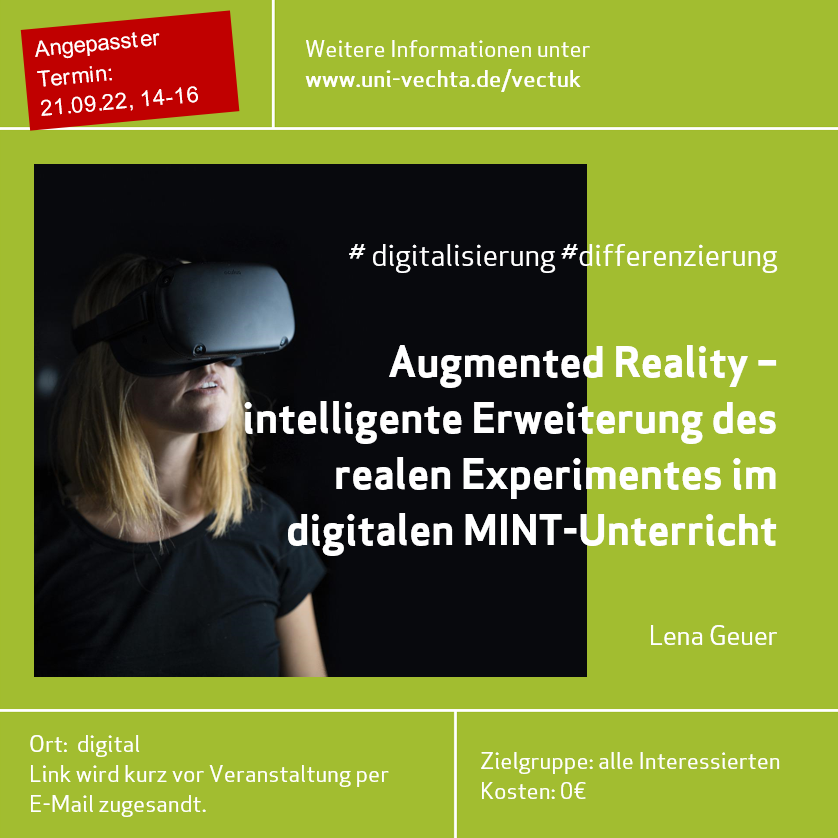 Online-Workshop: Augmented Reality - intelligente Erweiterung des realen Experimentes im digitalen MINT-Unterricht