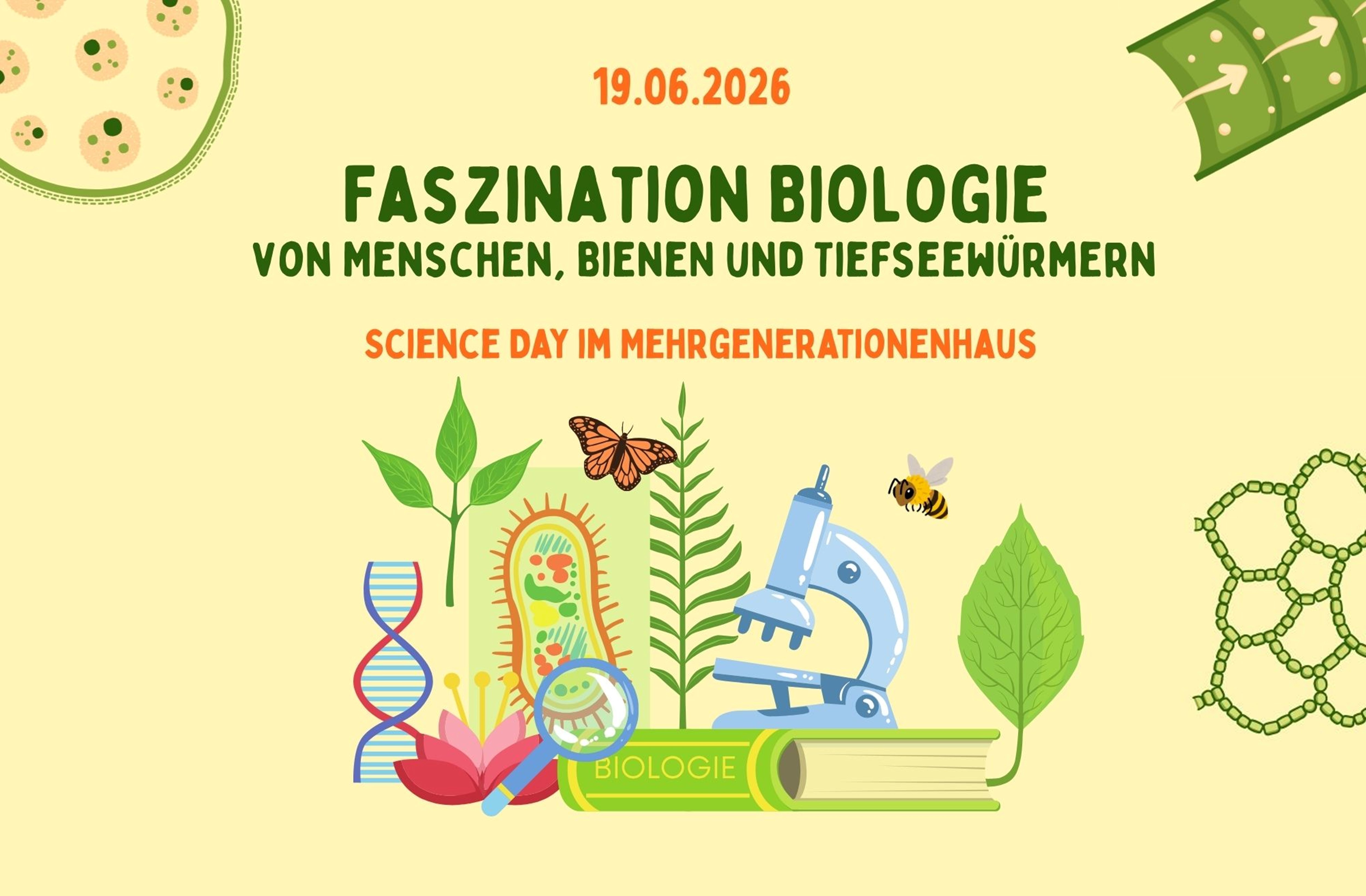 Science Day "Faszination Biologie" im Mehrgenerationenhaus Cloppenburg