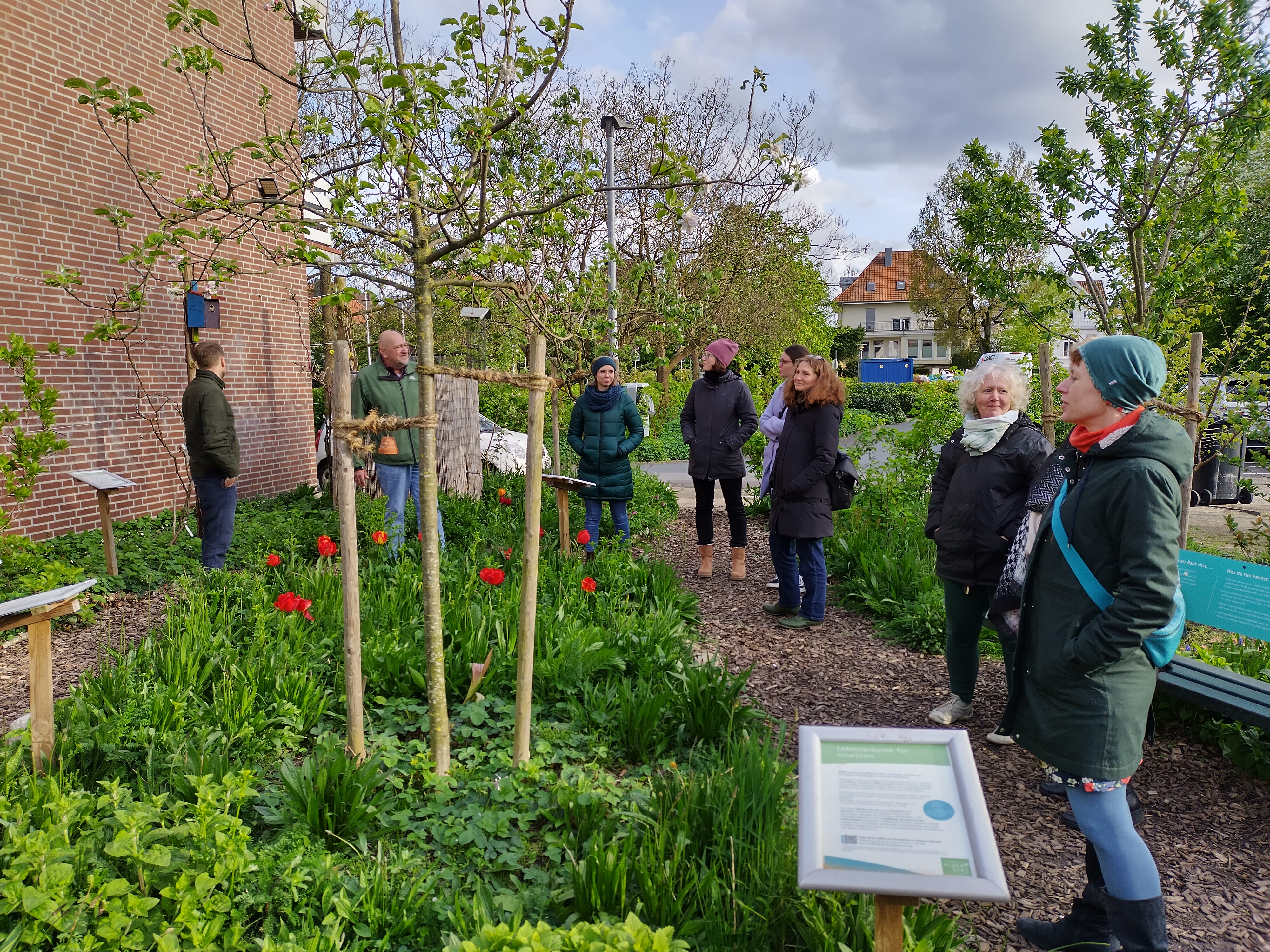 EU-Project Walk in Cloppenburg - Gäste aus dem EU-ReasoN Netzwerk besuchen Cloppenburger Klima-Eck