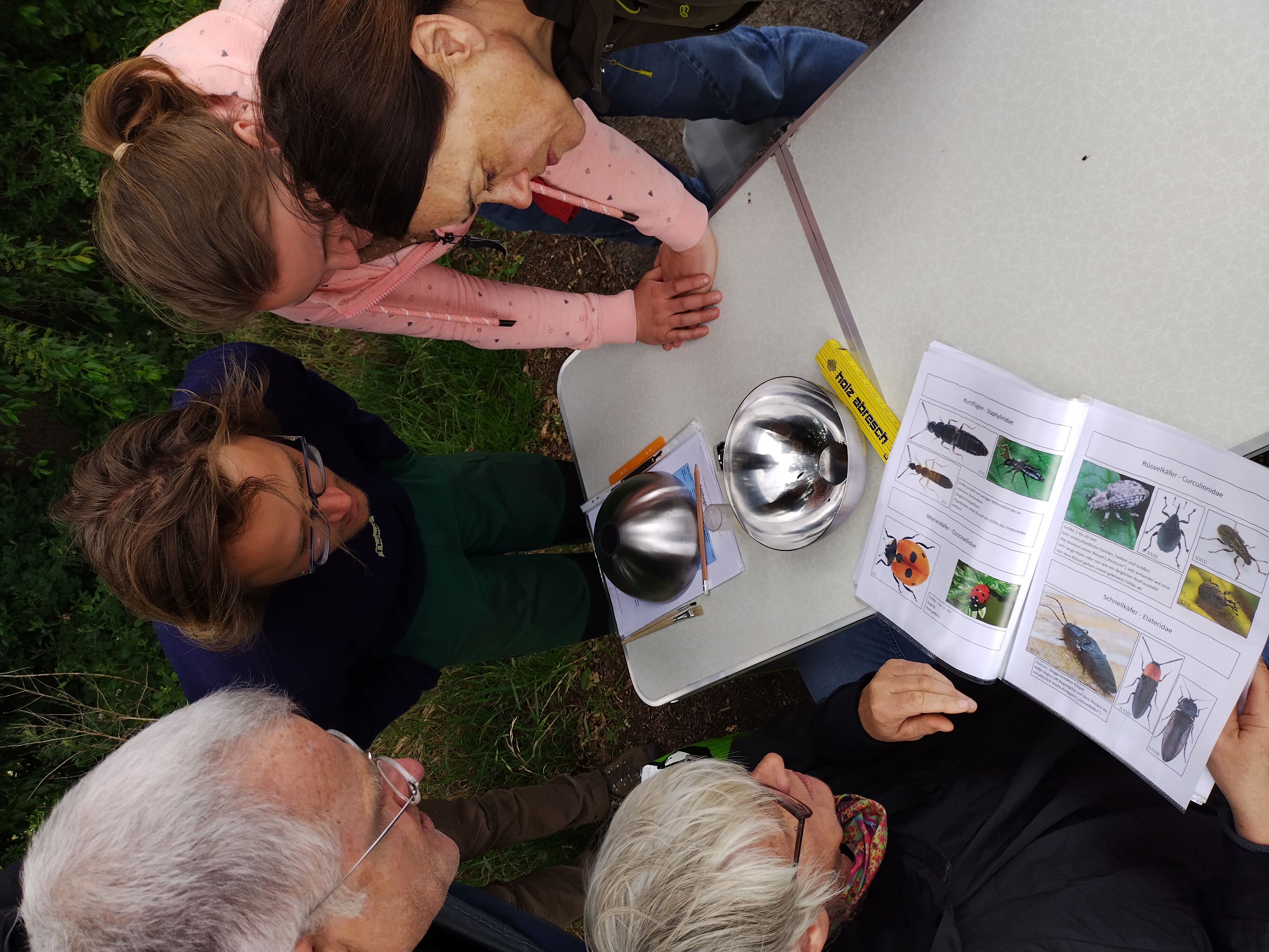 Besuch auf dem Feldtag beim Citizen Science Projekt Agroforst-Monitoring