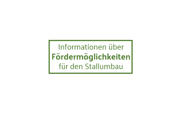 Informationen über Fördermöglichkeiten für den Stallumbau