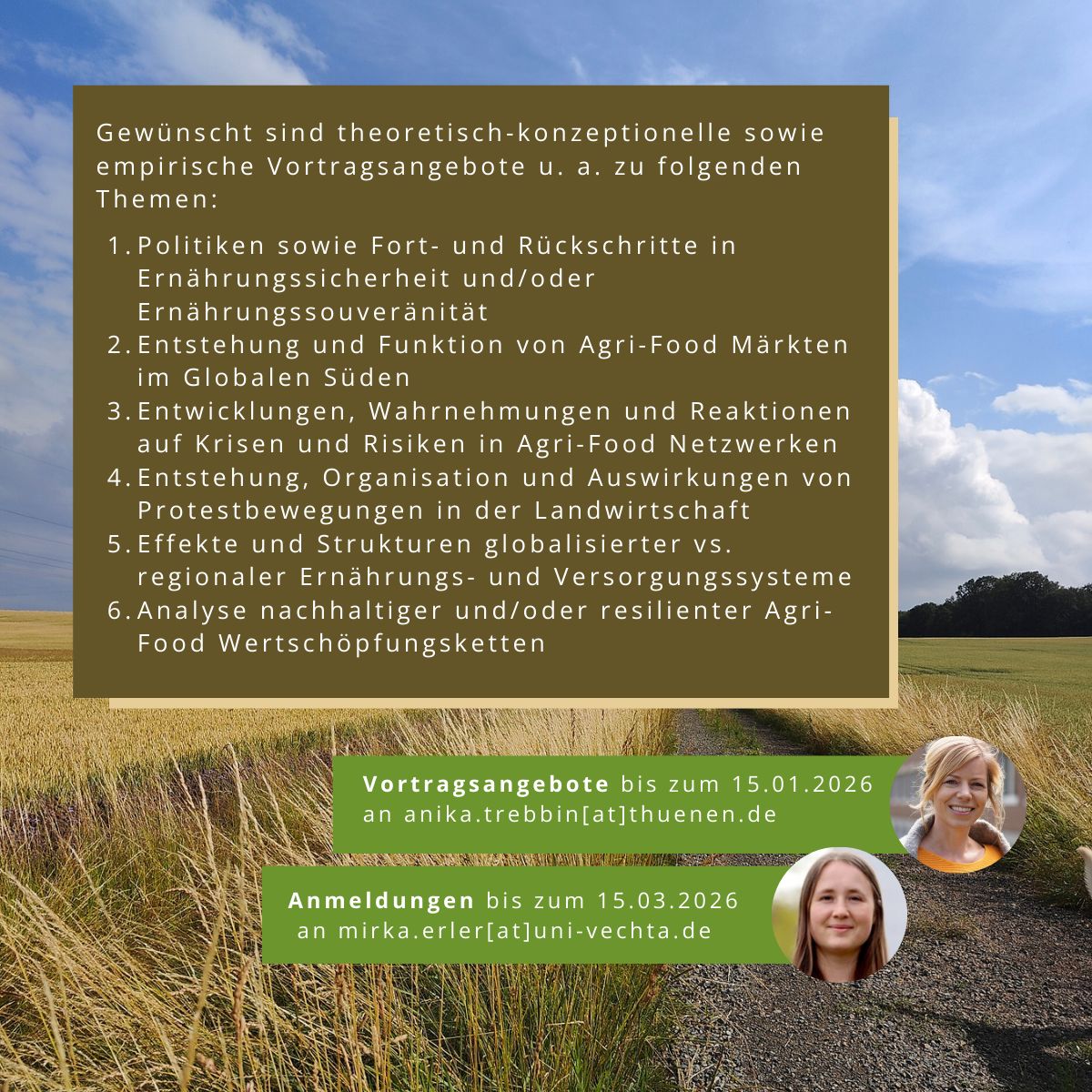5. Jahrestagung AK Agri-Food Geographies | HU Berlin