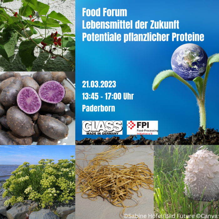 Food Forum Lebensmittel der Zukunft - Potentiale pflanzlicher Proteine