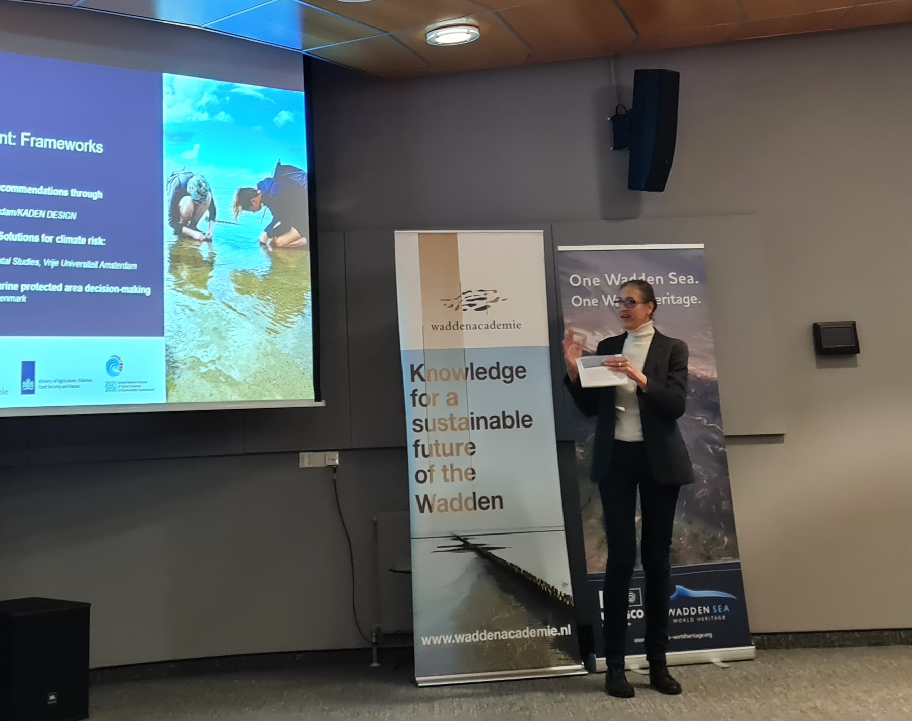 Mitglieder des VISTRA auf dem International Scientific Wadden Sea Symposium (ISWSS) in Groningen