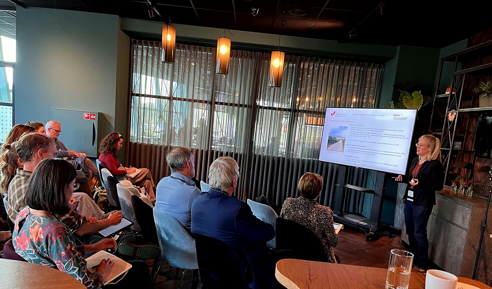 Mitglieder des VISTRA auf dem International Scientific Wadden Sea Symposium (ISWSS) in Groningen