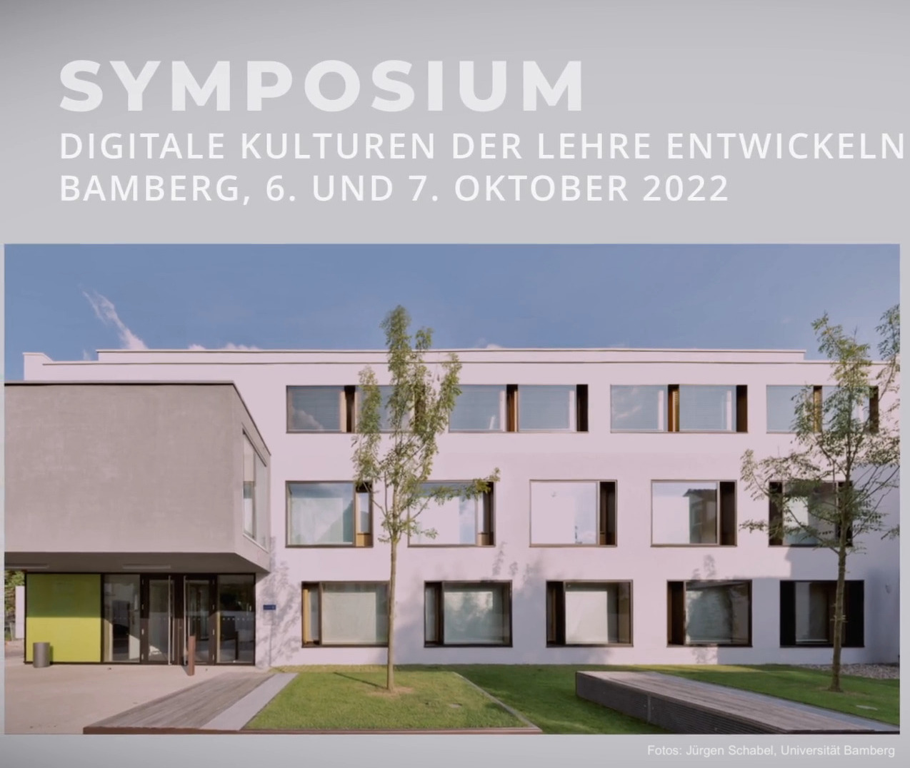 Vortrag im Rahmen des Symposiums „Digitale Kulturen der Lehre entwickeln“ an der Universität Bamberg