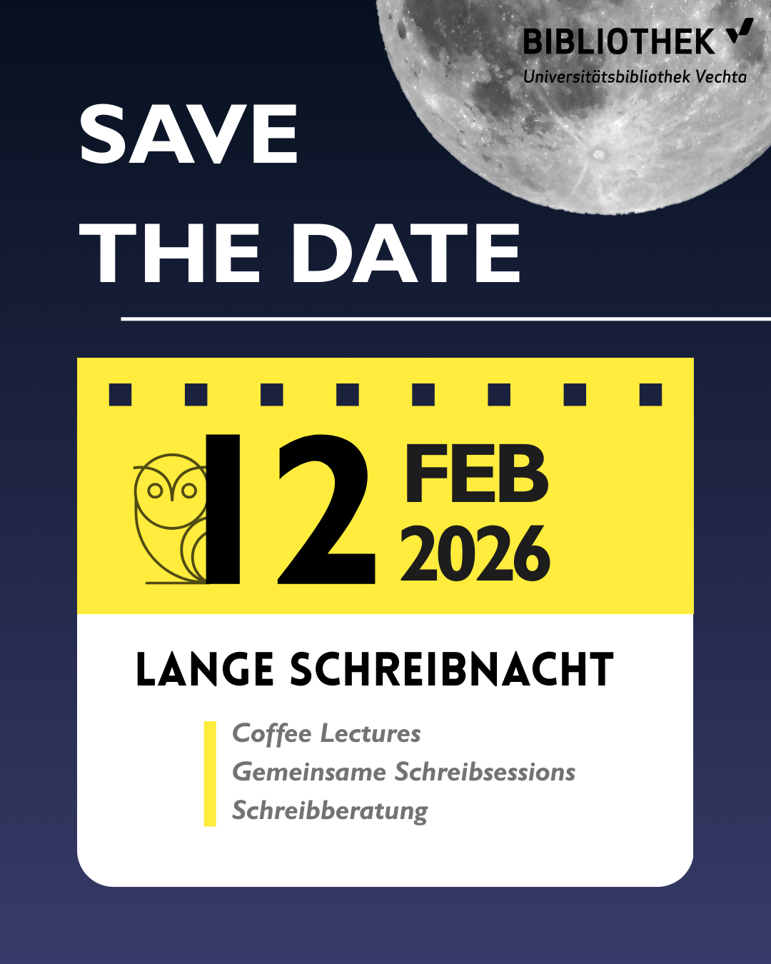 Studierende: Lange Schreibnacht